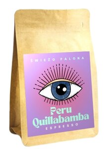 Kawa ziarnista Świeżo Palona Peru Quillabamba Espresso 250g - opinie w konesso.pl