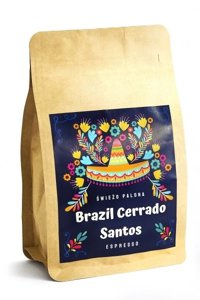 Kawa ziarnista Świeżo Palona Brazil Cerrado Santos Natural 250g - opinie w konesso.pl