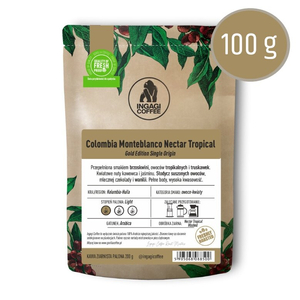 Kawa ziarnista Ingagi Coffee Colombia Monteblanco Nectar Tropical FILTR 100g - opinie w konesso.pl