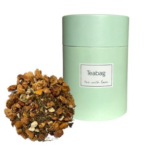 Ziołowa herbata Teabag Orzeźwiający Rooibos 50g - Zielona tuba - opinie w konesso.pl
