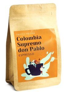 Kawa ziarnista Świeżo Palona Colombia Supremo Don Pablo Espresso 250g - opinie w konesso.pl