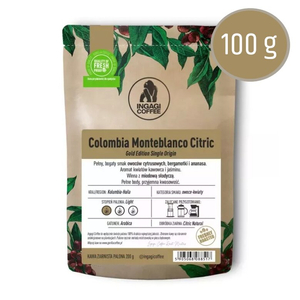 Kawa ziarnista Ingagi Coffee Colombia Monteblanco Citric FILTR 100g - opinie w konesso.pl
