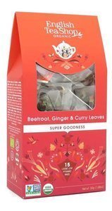Owocowa herbata English Tea Shop Beetroot Ginger & Curry Leaves 15x2g - opinie w konesso.pl