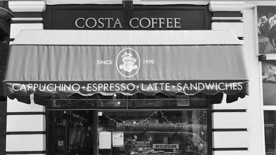 Pierwsza kawiarnia COSTA COFFEE na świecie